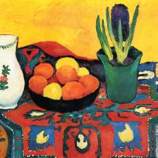 Tapis de jacinthes de August Macke