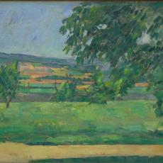 Vue prise du Jas de Bouffan de Paul Cézanne